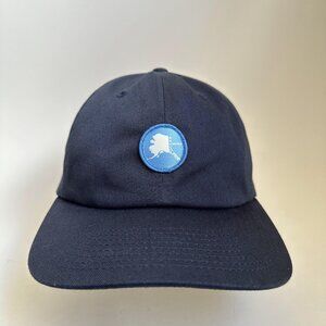 Alaska Dad Cap Richardson Style 252 Adjustable Strap Back Hat 100% Cotton Black